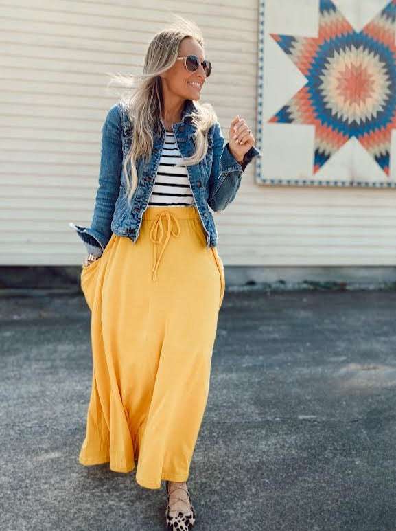 The Olive Pocket Skirt