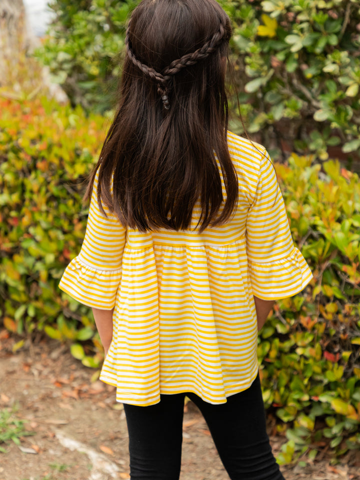 Little Girls Flare Sleeve Top