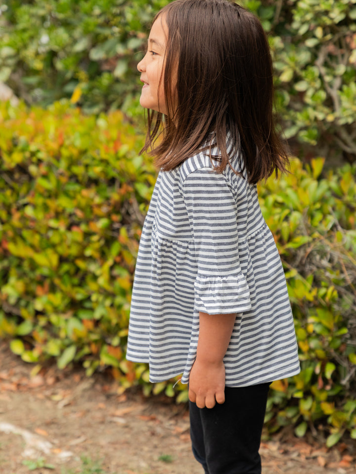 Little Girls Flare Sleeve Top