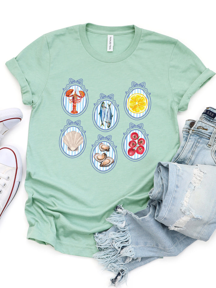 Coastal Coquette Frames Graphic Tee