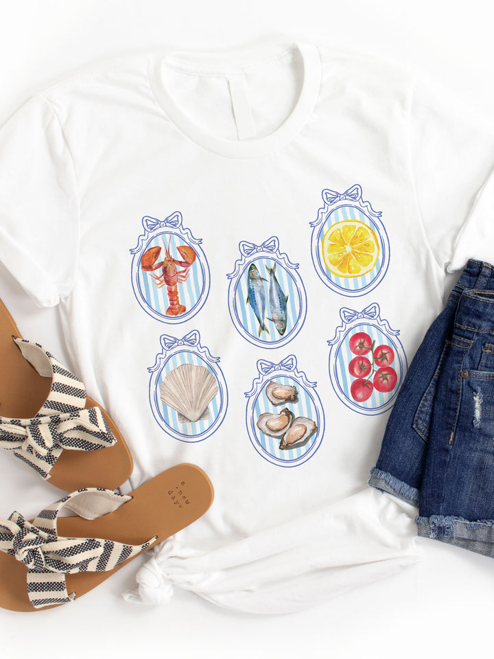 Coastal Coquette Frames Graphic Tee