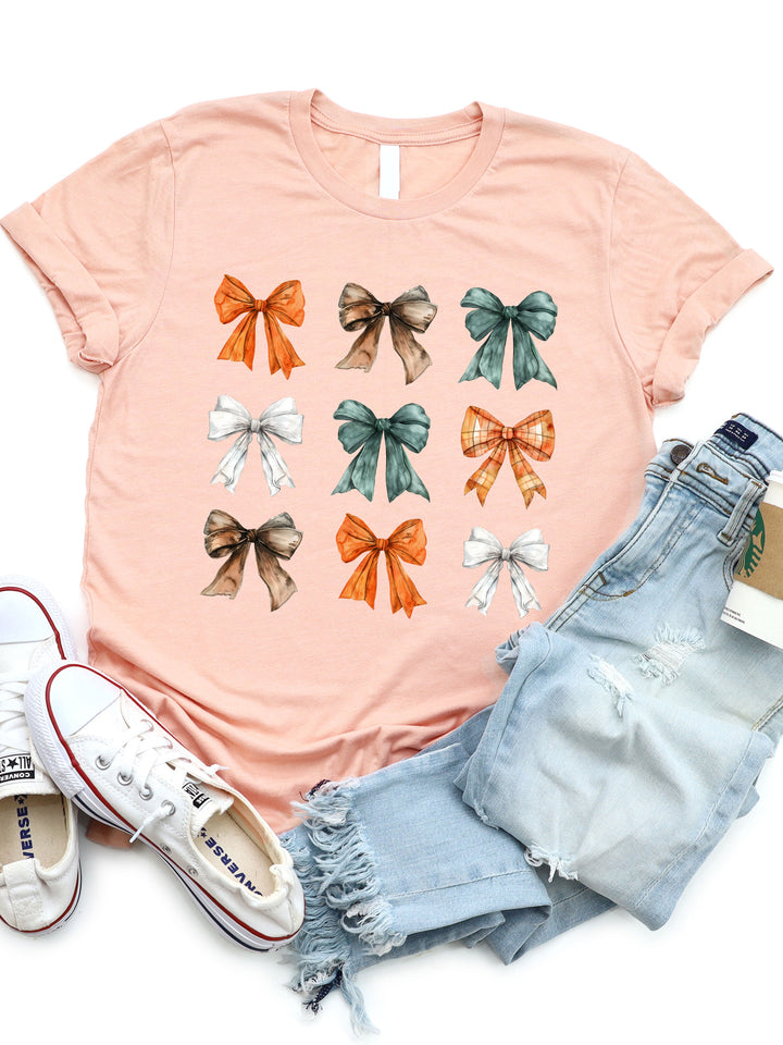 Colored Bows Graphic Tee