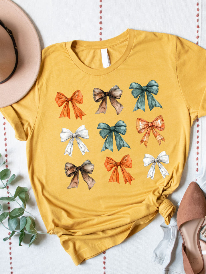 Colored Bows Graphic Tee