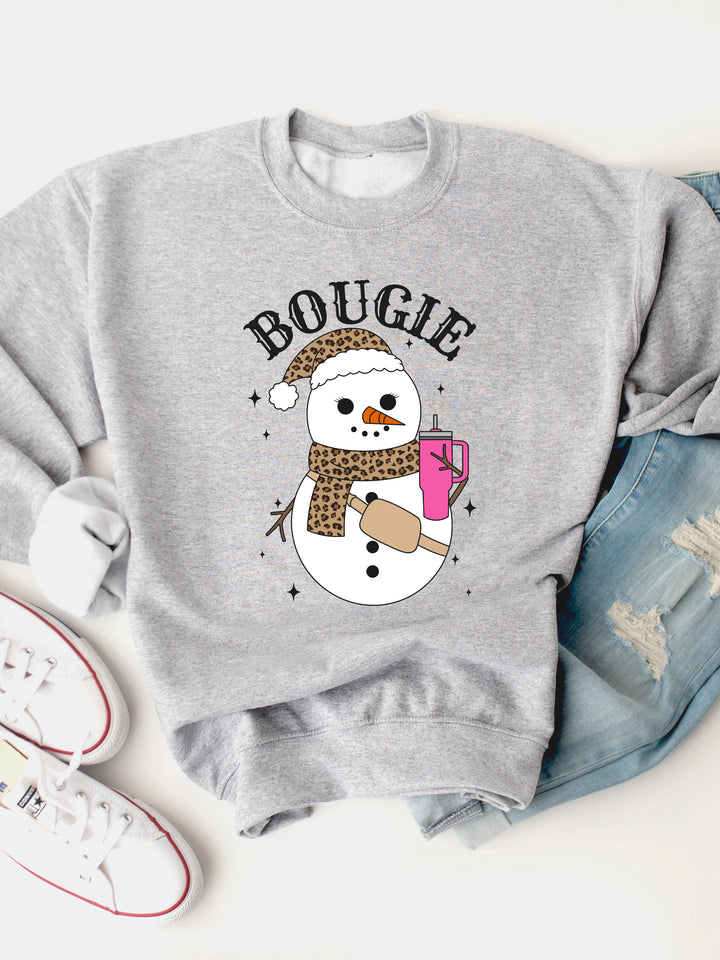 Bougie Snowman Graphic Sweatshirt
