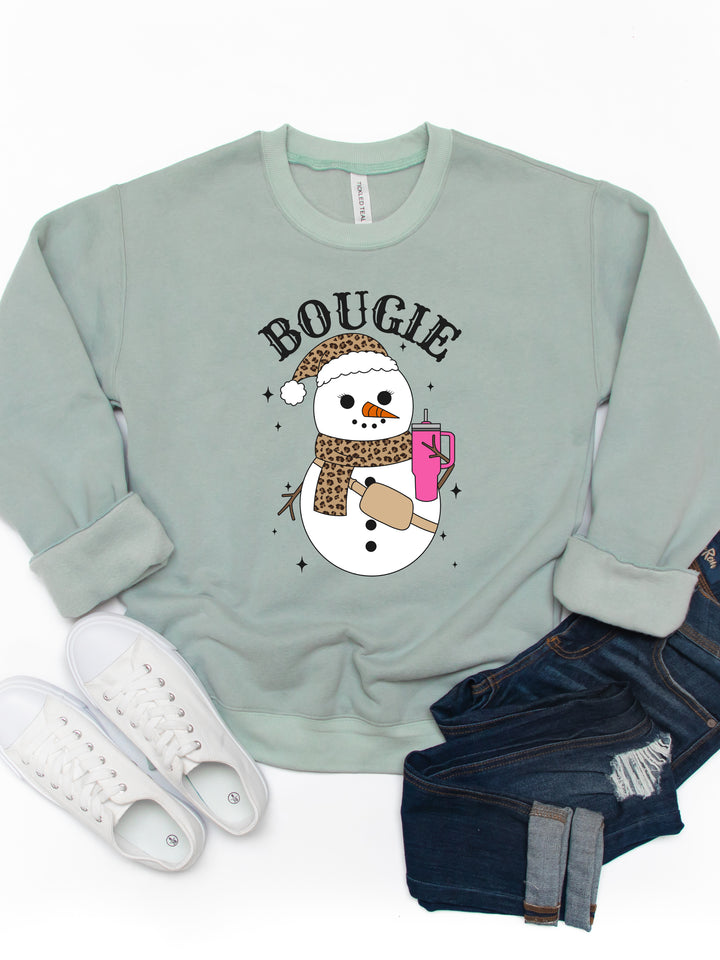 Bougie Snowman Graphic Sweatshirt
