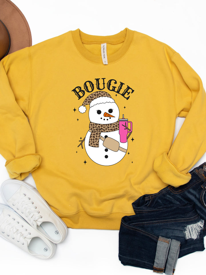 Bougie Snowman Graphic Sweatshirt