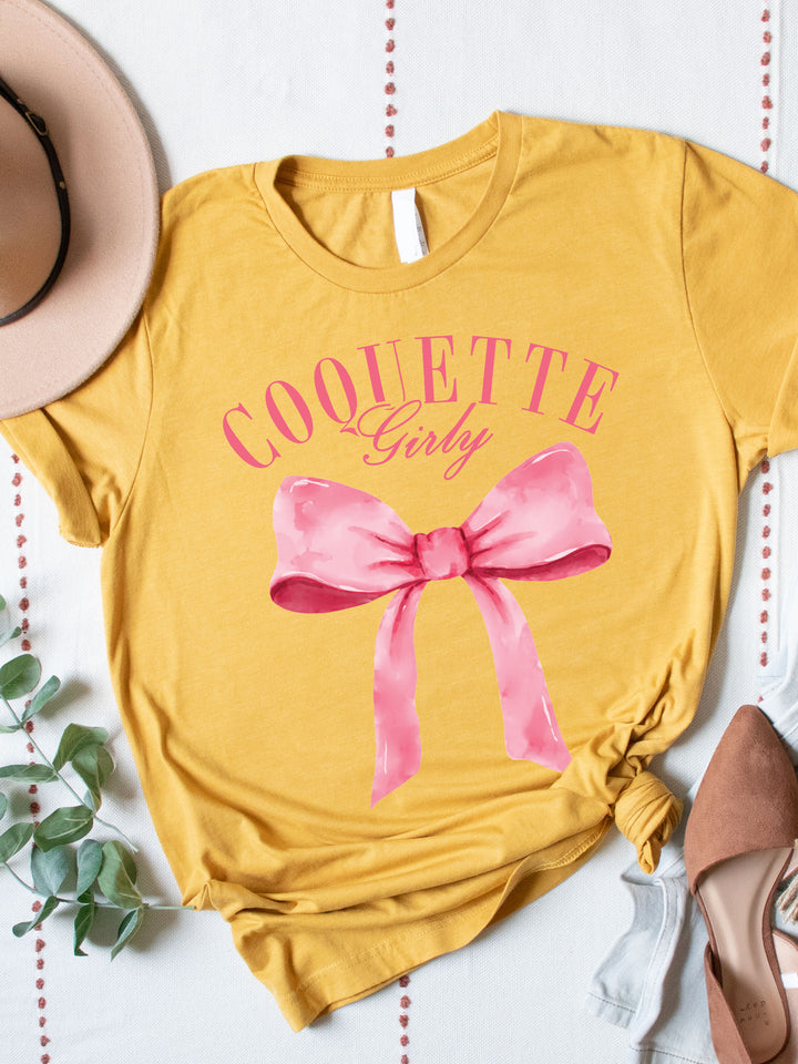 Coquette Girly Graphic Tee