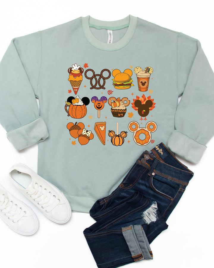 Fall Disney Icons Graphic Sweatshirt