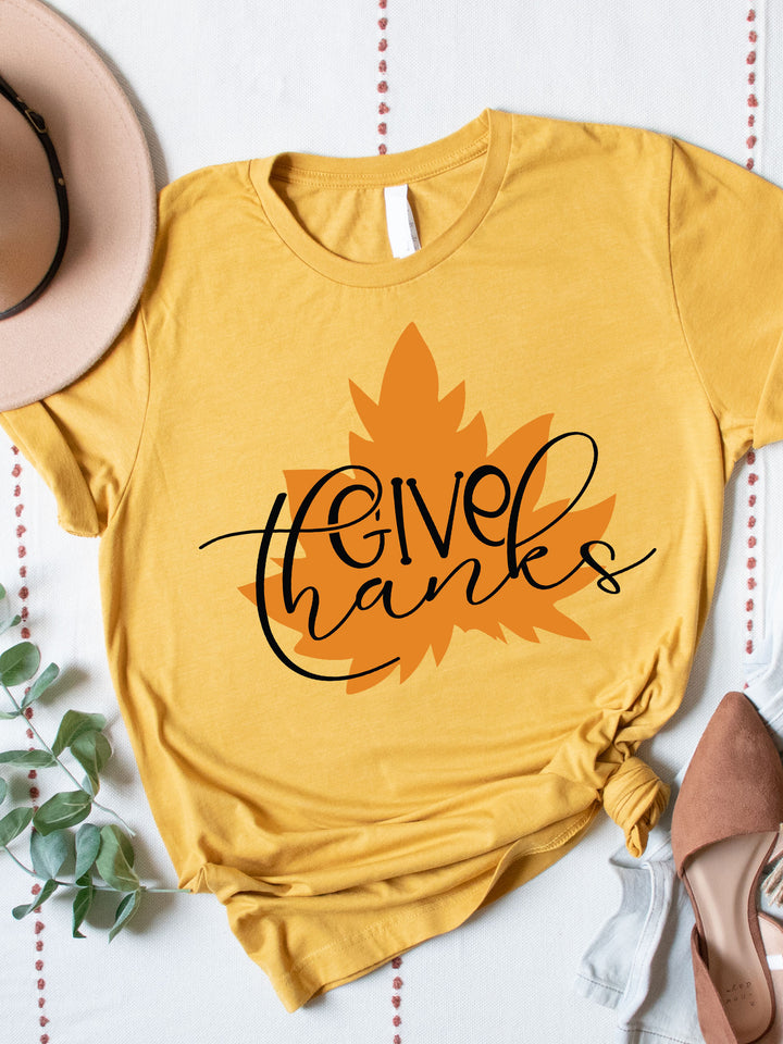 Give Thanks Graphic Tee