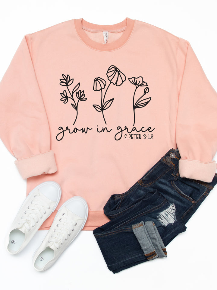 Grow In Grace Graphic Sweatshirt