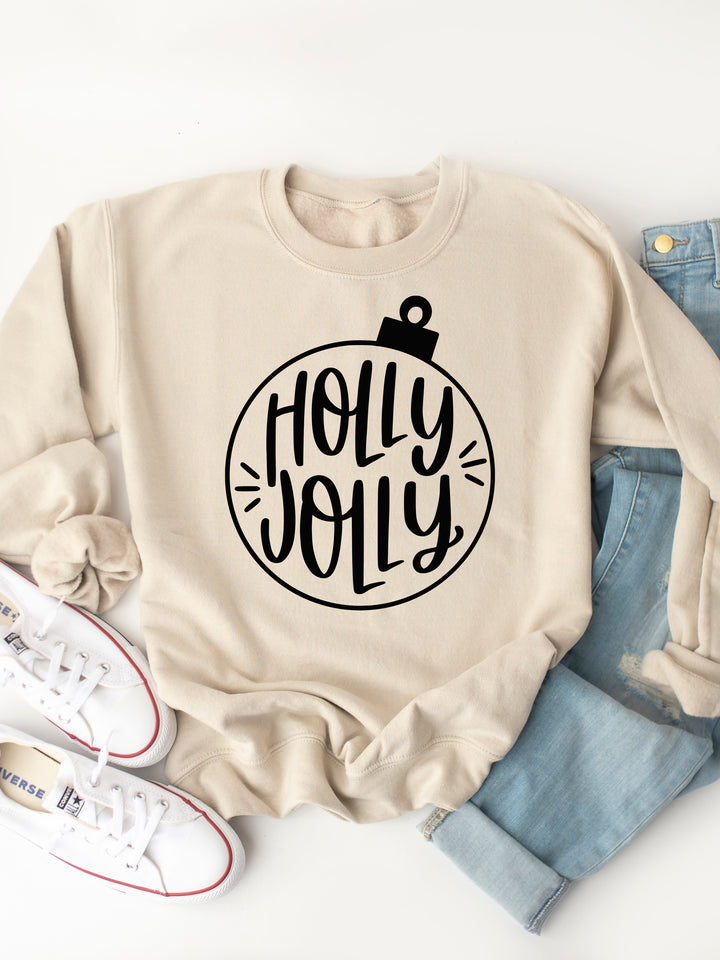 Holly Jolly Ornament Graphic Sweatshirt