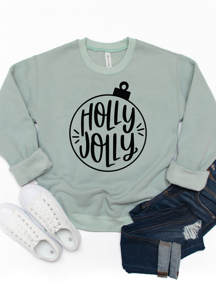 Holly Jolly Ornament Graphic Sweatshirt