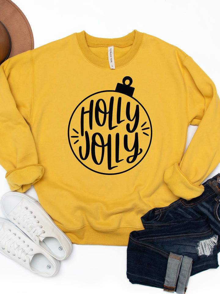 Holly Jolly Ornament Graphic Sweatshirt