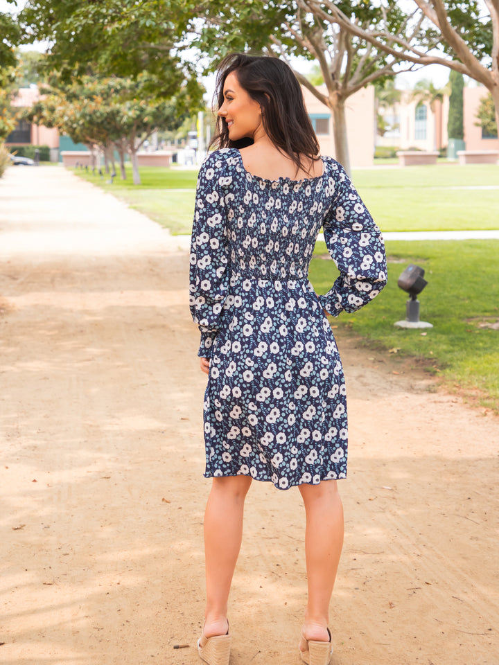 Patterened Smocked Triana Dress