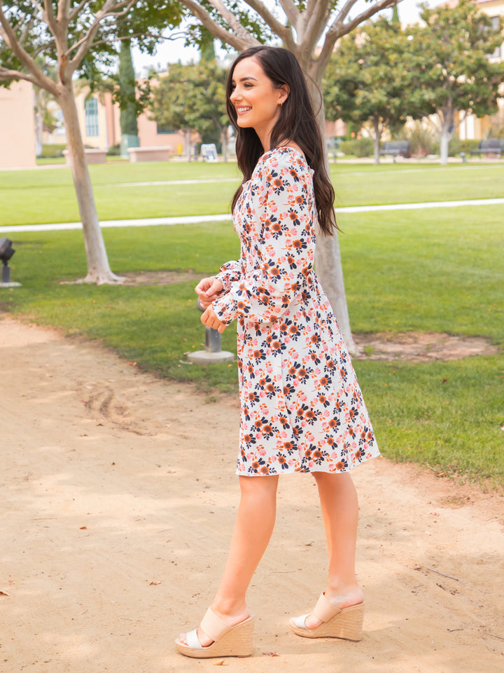 Patterened Smocked Triana Dress