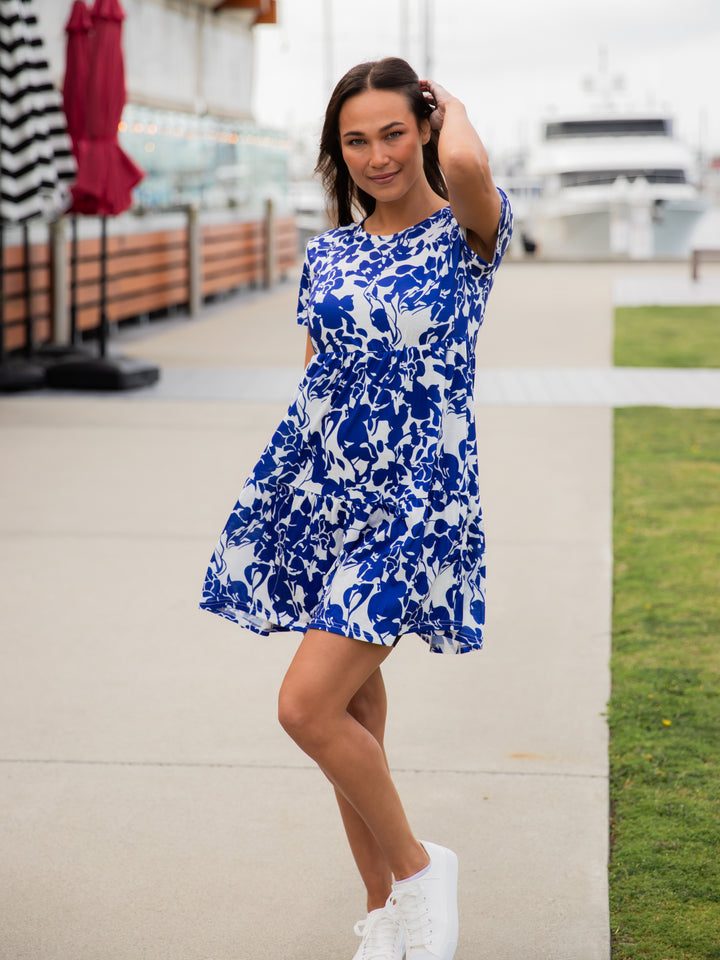 Floral Tiered Babydoll Dress