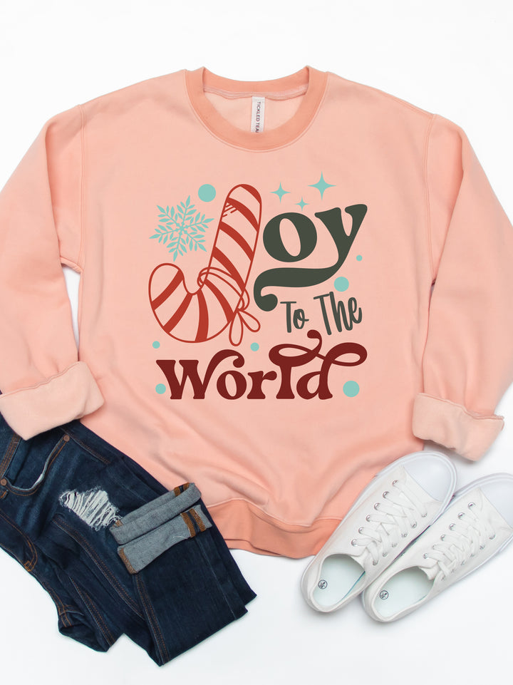 Joy To The World - Christmas Graphic Sweatshirt