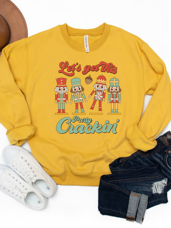 Let's Get This Party Crackin - Graphic Sweatshirt