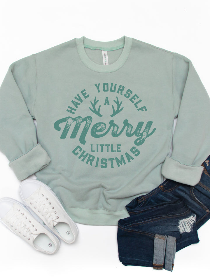 Have Yourself A Merry Little Christmas - Christmas Graphic Sweatshirt