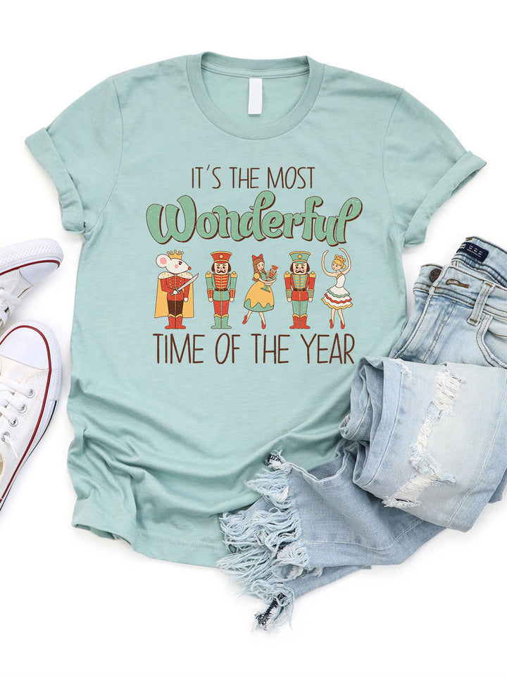Most Wonderful Time Of The Year Nutcracker - Christmas Graphic Tee