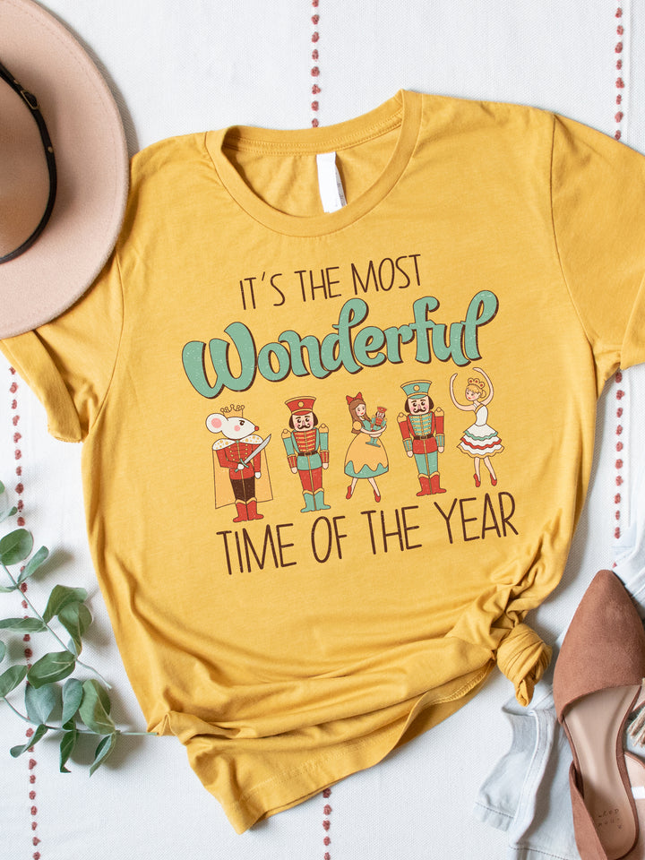 Most Wonderful Time Of The Year Nutcracker - Christmas Graphic Tee