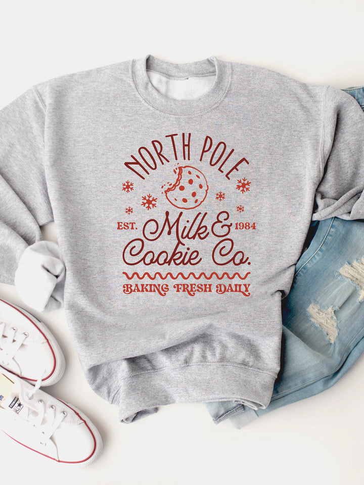 North Pole Cookie Co.- Christmas Graphic Sweatshirt
