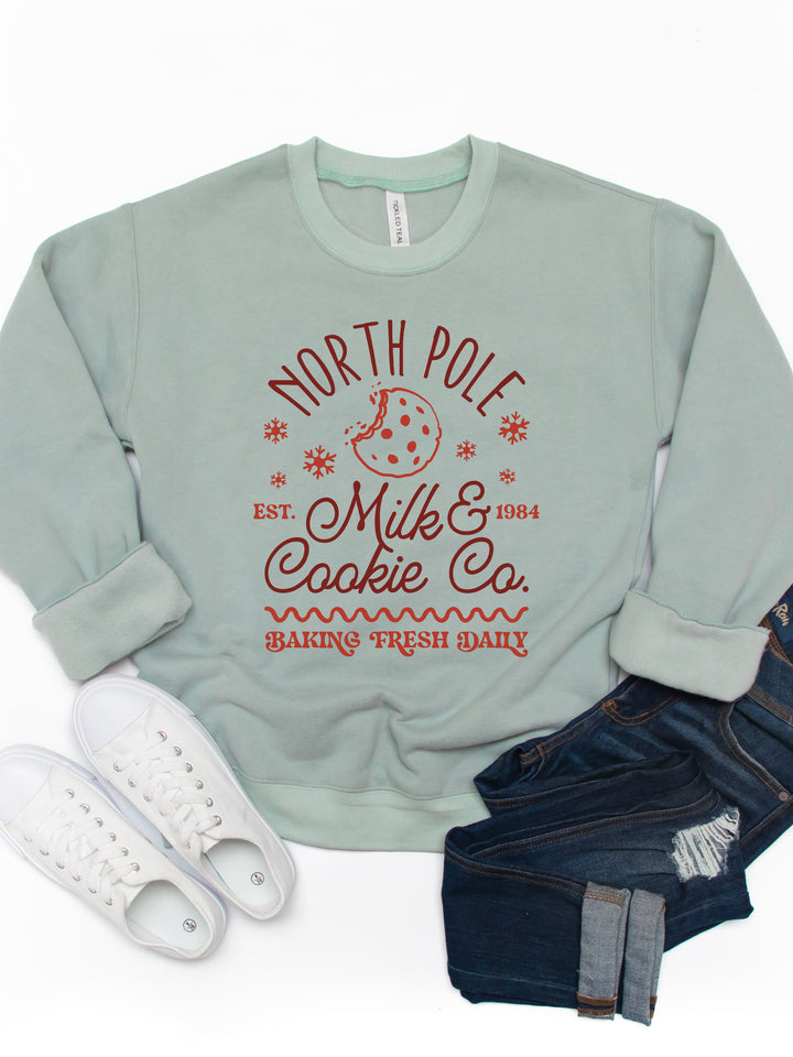 North Pole Cookie Co.- Christmas Graphic Sweatshirt