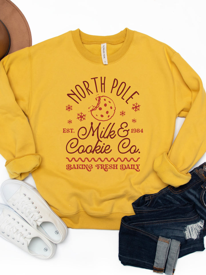 North Pole Cookie Co.- Christmas Graphic Sweatshirt