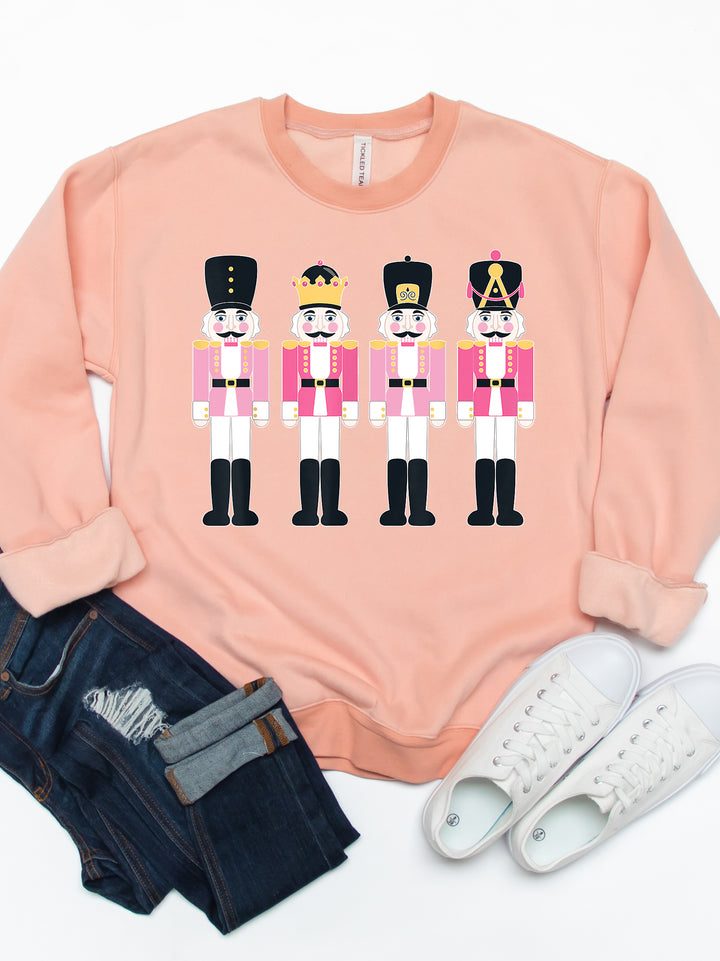 Pink Nutcracker - Christmas Graphic Sweatshirt