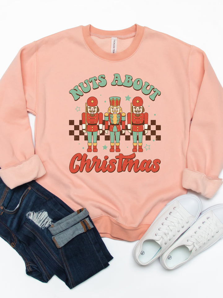 Nuts About Christmas - Graphic Sweatshirt