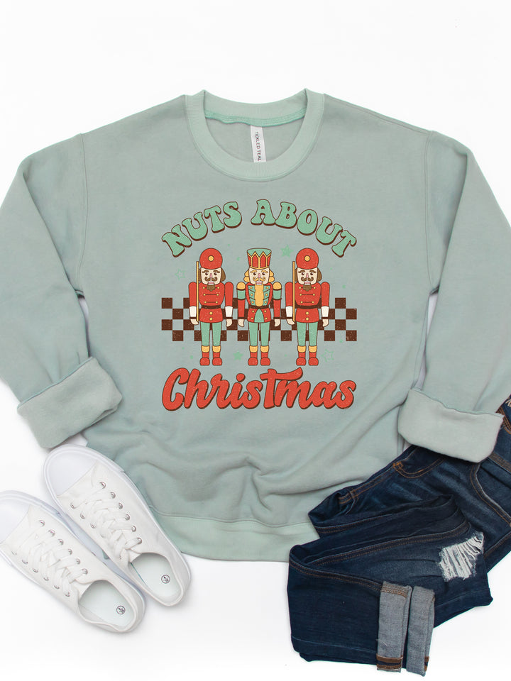 Nuts About Christmas - Graphic Sweatshirt