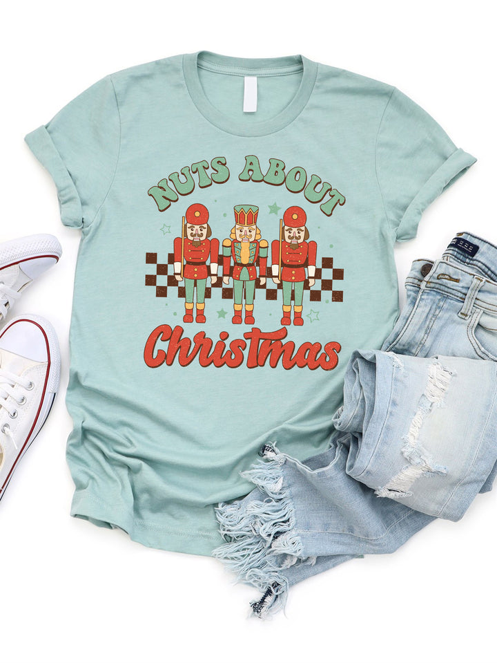 Nuts About Christmas - Christmas Graphic Tee