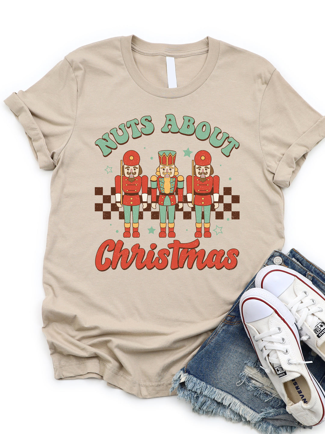 Nuts About Christmas - Christmas Graphic Tee