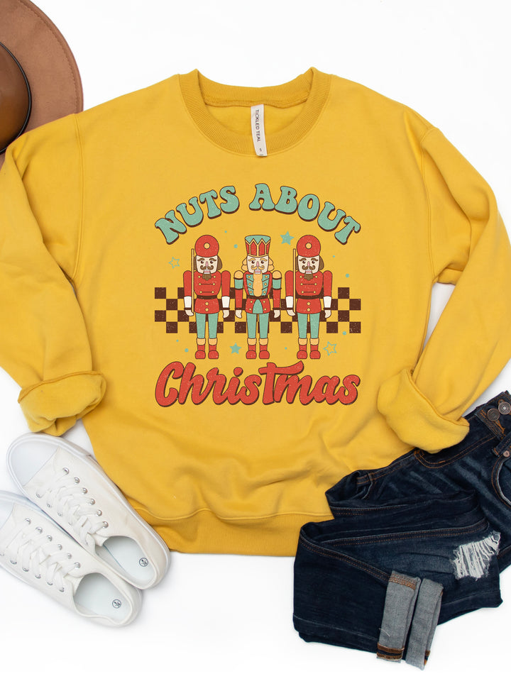 Nuts About Christmas - Graphic Sweatshirt