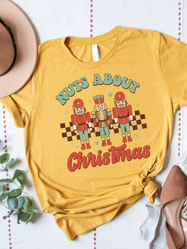 Nuts About Christmas - Christmas Graphic Tee