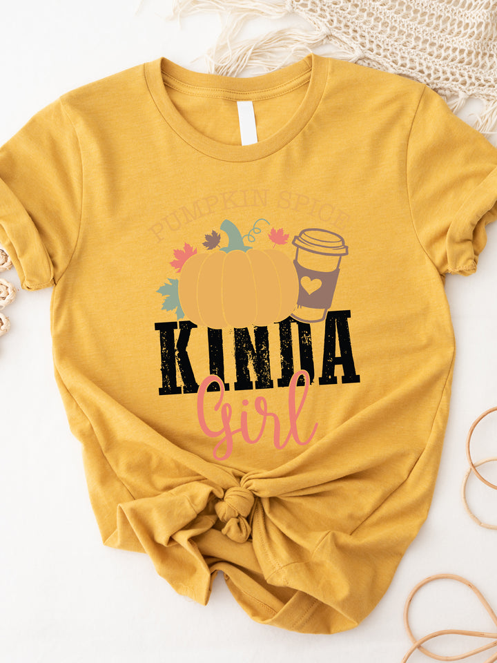 Pumpkin Spice Kinda Girl Graphic Tee
