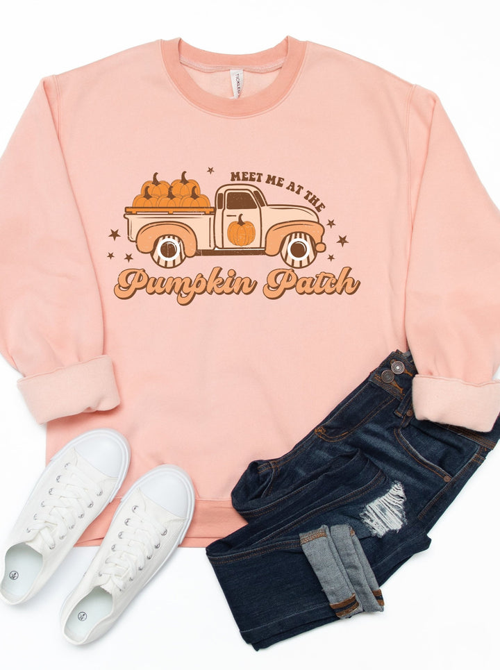 Meet Me At The Pumpkin Patch Graphic Sweatshirt