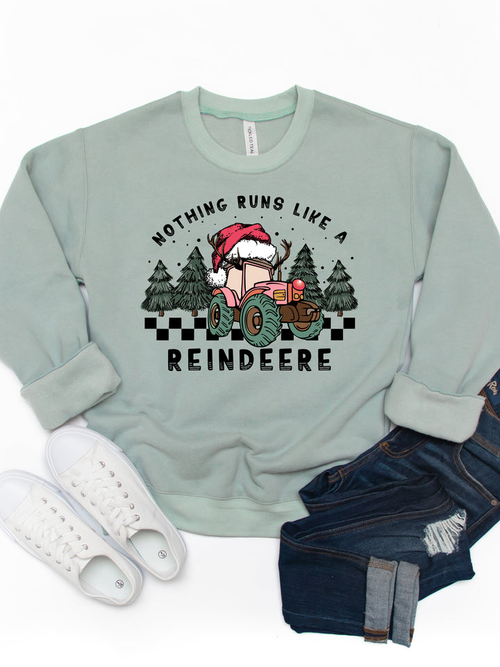 Nothing Runs Like A Reindeere - Christmas Graphic Sweatshirt