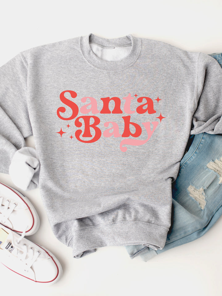 Santa Baby - Christmas Graphic Sweatshirt