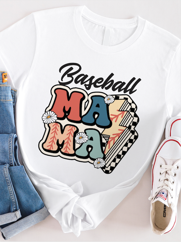 Baseball Mama Graphic Tee