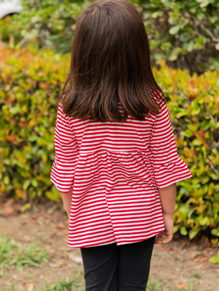 Little Girls Flare Sleeve Top