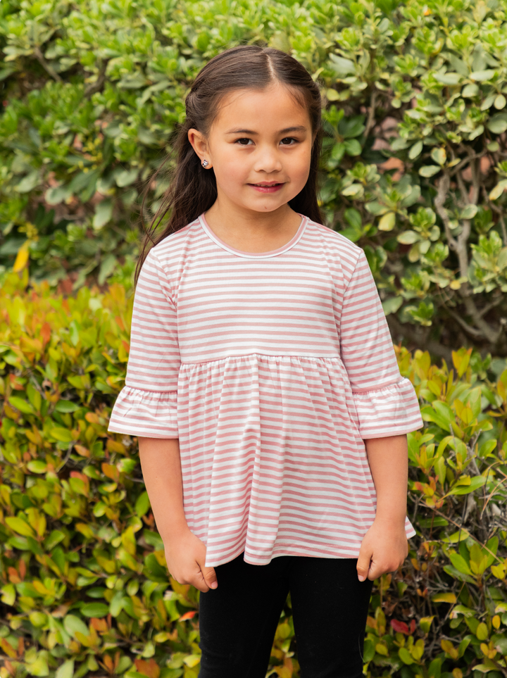 Little Girls Flare Sleeve Top