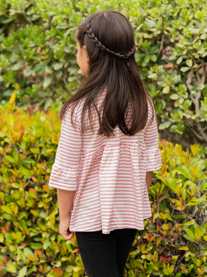Little Girls Flare Sleeve Top