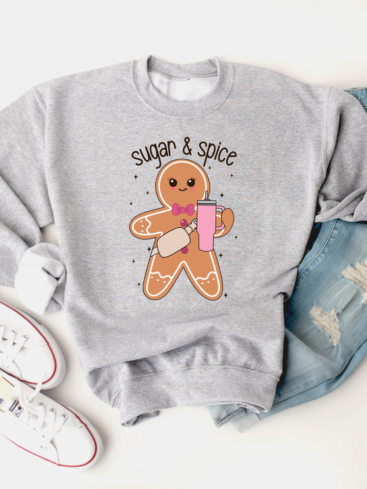 Sugar & Spice Boujee Gingerbread Graphic Sweatshirt
