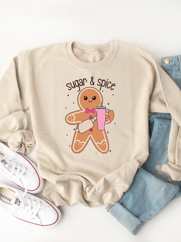 Sugar & Spice Boujee Gingerbread Graphic Sweatshirt