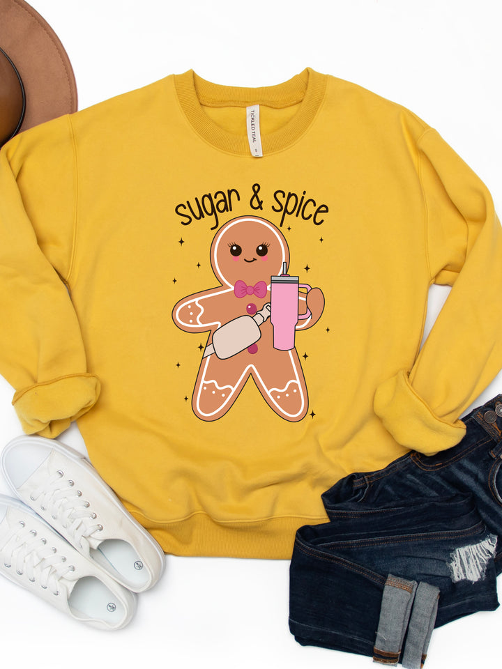 Sugar & Spice Boujee Gingerbread Graphic Sweatshirt