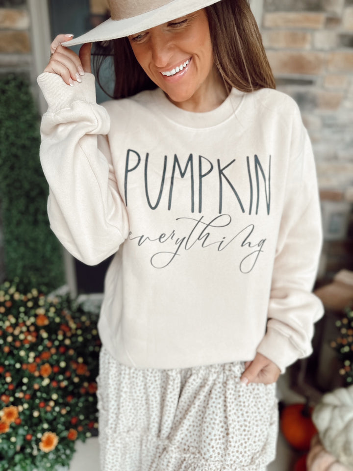 Pumpkin Everything - Graphic Sweatshirt @Savvyskirtgirl