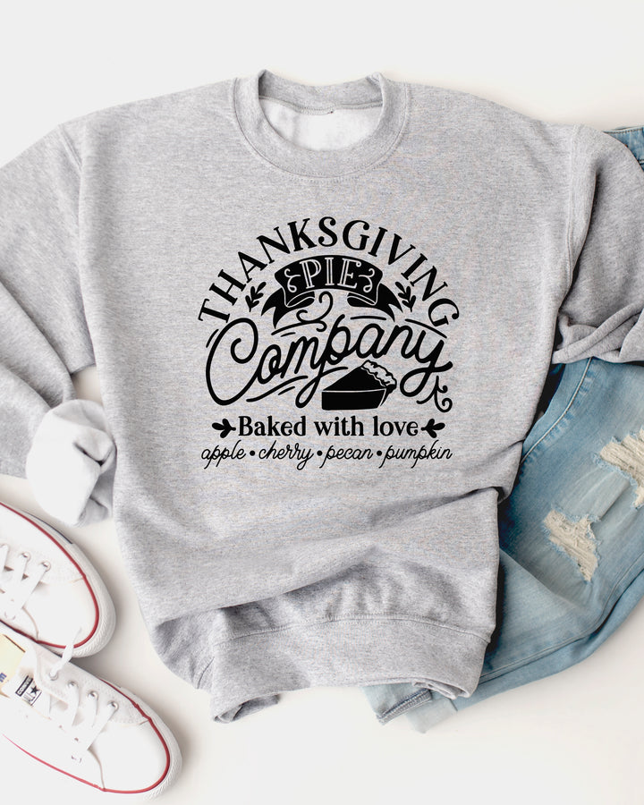Thanksgiving Pie Company Graphic Sweatshirt