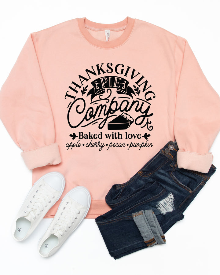 Thanksgiving Pie Company Graphic Sweatshirt