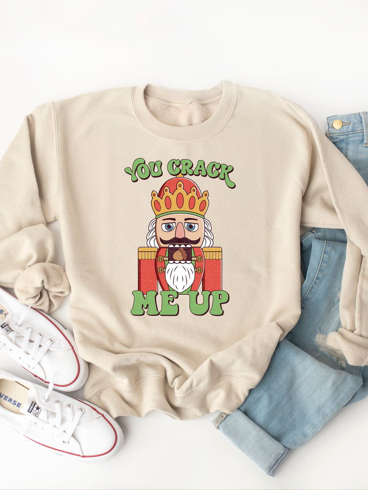 You Crack Me Up - Graphic Sweatshirt